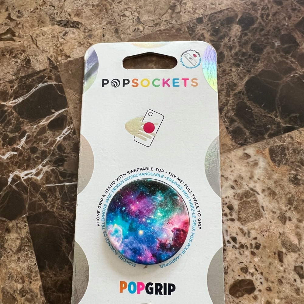 PopSocket PopGrip Cosmic Blue and Purple